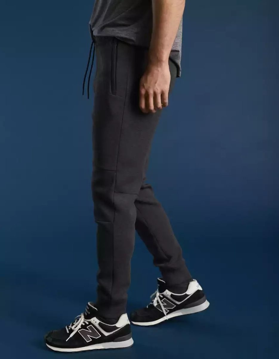 Pantalon Jogging American Eagle AE 24/7 Good Vibes Grise Homme | OCT-28635672